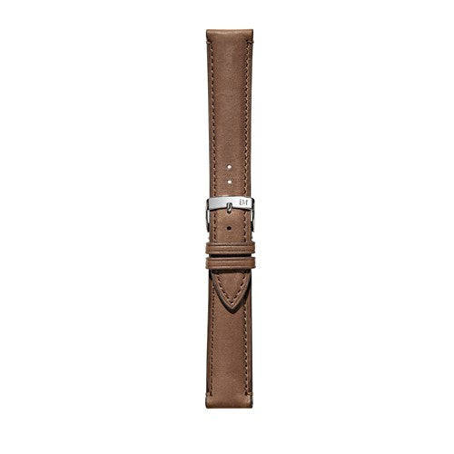 22mm Morellato Brown Leather Watch Strap | Chrono Straps UK