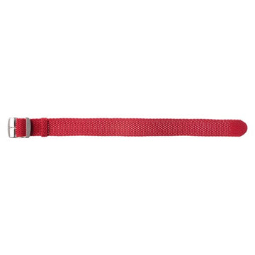 18mm Red Nylon\Woven Perlon Watch Strap | Chrono Straps UK