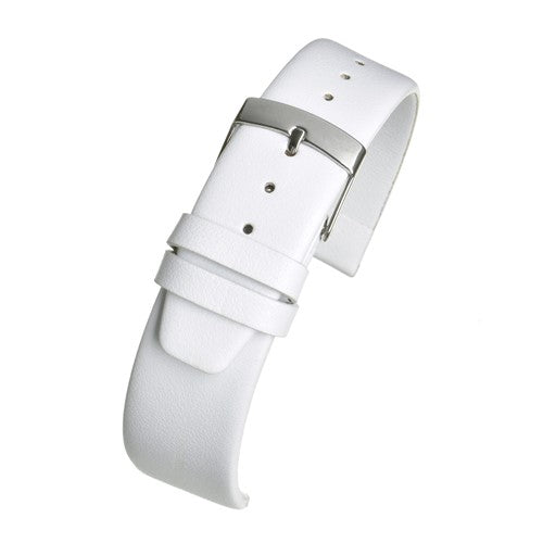 18mm White Vegan Friendly Vegan / Eco Watch Strap | Chrono Straps UK