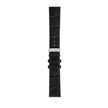 18mm Morellato Black Recycled Watch Strap | Chrono Straps UK