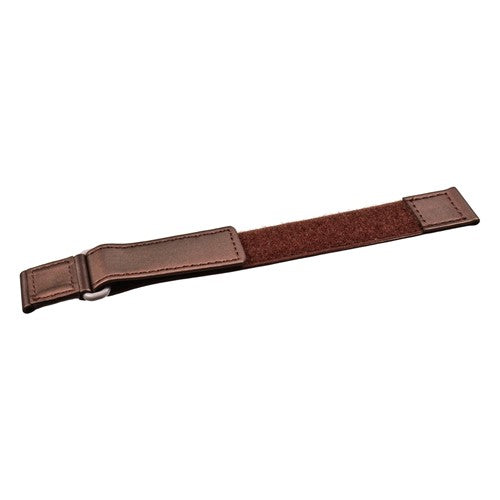 20mm Brown Leather Military Watch Strap | Chrono Straps UK