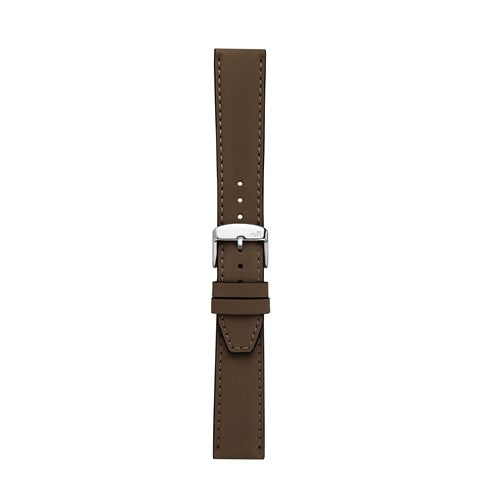 18mm Morellato Brown Leather Watch Strap | Chrono Straps UK