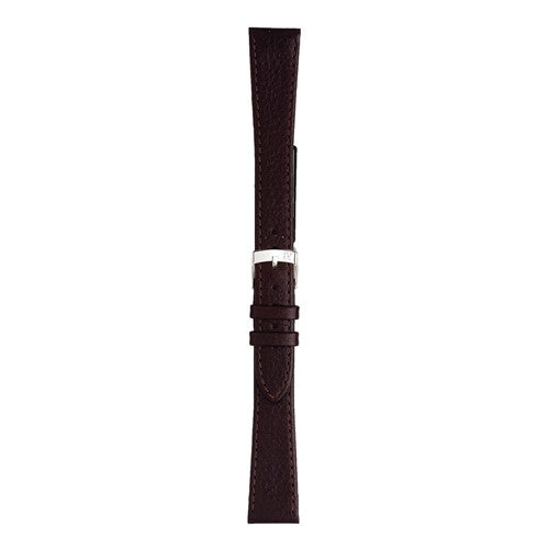 16mm Morellato Brown Leather Watch Strap | Chrono Straps UK