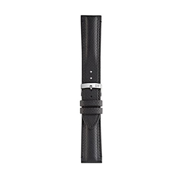 20mm Morellato Black Recycled Watch Strap | Chrono Straps UK